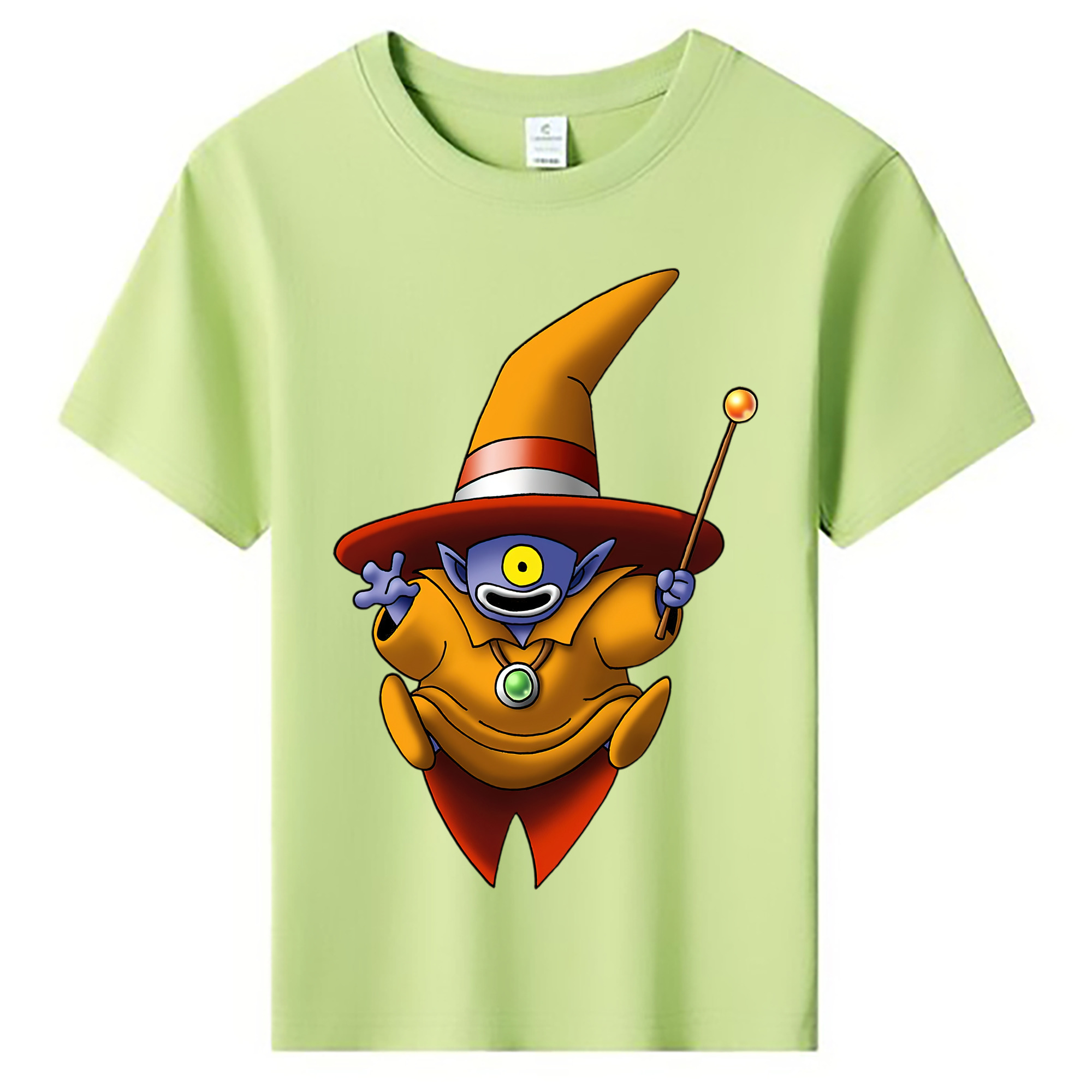 （画像用） ドラゴンクエスト Doragon Kuesuto Dragon Quest 綿100％キッズTシャツ（フロントプリント）